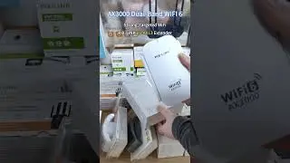 PIX-LINK AX3000 Dual Band Wifi 6 Repeater Extender #wifirepeater #wifiextender #wifibooster #wifi6