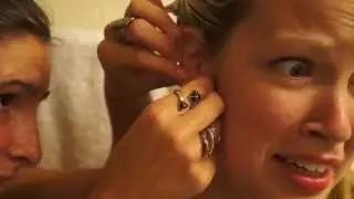 Is this a vlog? Piercing gone wrong!
