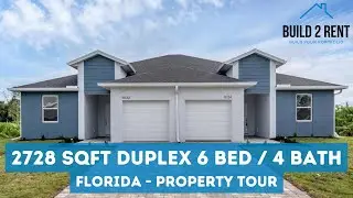 Build 2 Rent: Огромный дуплекс во Флориде | 2728 6/4 | Видеотур | Build2Rent.com