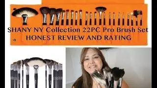 Shany Cosmetics Review P2 - NY Collection 22PC Pro Brush Set with Orange Case