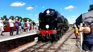 End of Southern Steam 2022 with 35028 Clan Line and Class 47 Extravaganza!