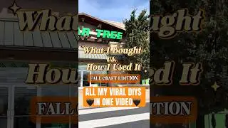 Все мои САМЫЕ ВИРУСНЫЕ ✨Dollar Tree на осень/🎃Хэллоуин 👻 в одном видео! 🧡🖤 #сделайсам #лайфхак #д...