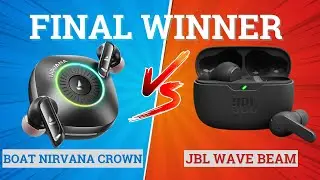 Наушники Boat Nirvana Crown против JBL Wave Beam ⚡ Полное сравнение ⚡ Лучшие для музыки, басов и ...