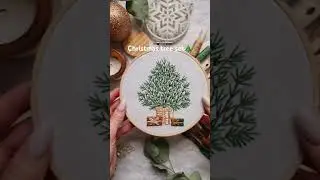 🎄 Christmas Tree Embroidery Set &ndash; Save 30% on 4 Festive Patterns! #embroidery #christmas #tutorial