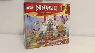 Tournament Battle Arena EARLY Review! LEGO Ninjago Dragons Rising Set 71818