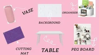 Diy craft studio in budget ✨&hearts;️|desk setup | @saim.theartist 