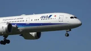 ANA Boeing 787-9 JA875A Landing at NRT 16R