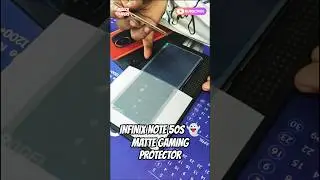Infinix Note 50s ￼✅👻📱matte gaming protector | matte tempered glass for curved display mobile #trend