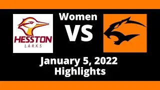 Women`s Basketball Game. Neosho County Community College VS Hesston College. Game Highlights