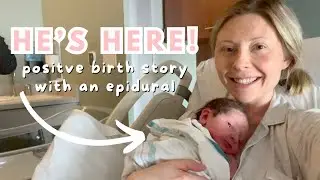 MY WATER BROKE! Second time mom birth experience (pitocin + epidural)👶