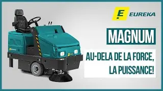 Balayeuse Auto-port&eacute;e Hydraulique Eureka Magnum | Machine de Nettoyage Industrielle
