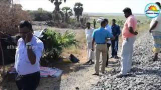 Person dies attack by the train near by Mannar dharapura main road