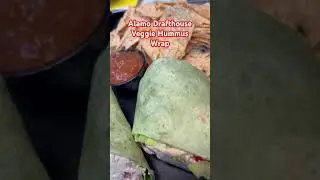 Alamo Drafthouse Veggie Hummus Wrap #alamodrafthouse