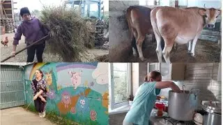 ПОХУДЕЛА НА ХОЗЯЙСТВЕ НА 8 КГ!!!🙈🤱🌱🐄🐖🤗🐓🧘