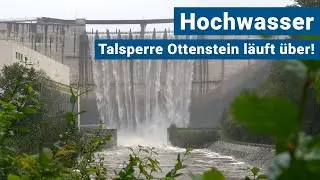 Staudamm l&auml;uft &uuml;ber - weitere &Uuml;berflutungen drohen