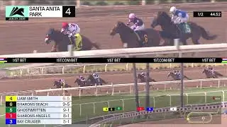 Liam Smith wins Race 4 on Friday, January 23 at Santa Anita Park