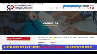 BECIL Recruitment 2021 | BECIL UnSkilled, Semi Skilled and Skilled Posts Vacancy 2021|BECIL Manpower