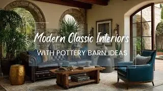 Modern Classic Interiors with Pottery Barn Ideas: When Comfort Meets Sophistication at Home