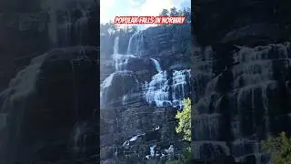 Not just one, two, but many popular falls  in Norway #shorts #norway