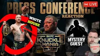 BKFC KNUCKLEMANIA 6 SPECIAL GUEST + GAETHJE vs TOPURIA AT THE WHITE HOUSE + UFC NEWS