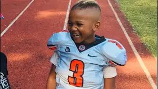 Maurice Pope III at 4yrs old | Lawrence Taylor football camp 2017 | Atlanta youth sports