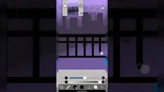 Moonlight Cityscape Painting | Digital Art in Purple Tones 🌙