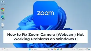 How to Fix Zoom Camera (Webcam) Not Working Problems on Windows 11