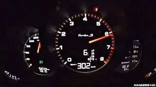 2016 Porsche 991 Turbo S MK2 Launch Control 0-302km/h Acceleration