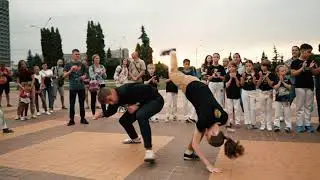 Summer event 2021 Sumy Capoeira Center. Street roda.