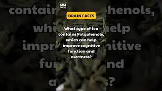What type of tea contains polyphenols which help improve cognitive function. #cognitivefunction 🧠