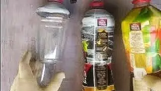 Plastic bottles organizer for kitchen / Plastic bottles reuse Idea #Nagcraft Recycling