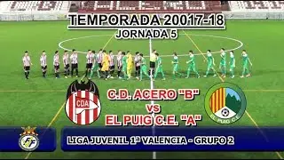 T17-18_Jornada 07_1&ordf; Juvenil Valencia_G-2_Acero B (4-2) El Puig A
