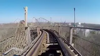 [10 Hours] Endless Wooden Roller Coaster - Video & Audio [108 0HD] Slow TV.