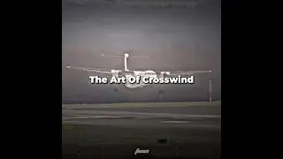 The Art Of Crosswind 🤩✈️ - #aviation #plane #viralvideo #trending #shorts