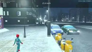Cities Skylines - Using First Person Drive and Walk mods and Peep Cam