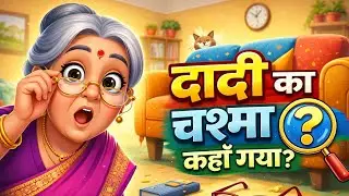 Dadi ka chashma kahan gaya ? | दादी का चश्मा कहाँ गया?3D Cartoon Nursery Rhyme | Kids Song