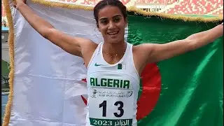 الالعاب العربية الميدالية الذهبية للرائعة بن حاجة عفاف MCA Athlétisme