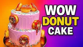 So Beautiful 2 Tier Birthday Cake 🎂😍 | Double Layer Cake Decorating Ideas with Sprinkles