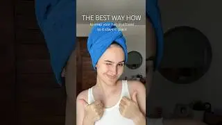 HOW TO WRAP YOUR HAIR IN A TOWEL? It was a really GAME CHANGER when I found out about this hack 🥹💔