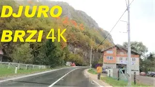 Поездка от Яйце до озера Плива 4K, главная дорога M5, октябрь 2021 г.