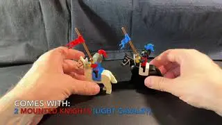 Lego- 2 Small '80s Castle sets (stop-motion build)