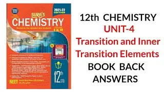 12th CHEMISTRY |Unit-4|book back answers |Sura guide |