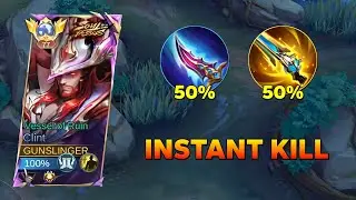 THIS CLINT NEW BUILD DELETES ENEMIES!! 🔥😈 (INSTANT KILL) - MLBB