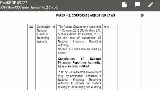 Very Important Amendment for CA INTERMEDIATE May19 Exam - NATIONAL FINANCIAL REPORTING AUTHORITY