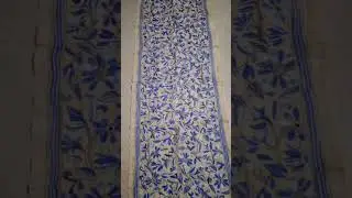 #Tasar sare & Dupatta#kanthastich handicraft #shorts