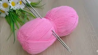 Kolay İki Şiş &Ouml;rg&uuml; Yelek Model Desen 🩷#crochet #knitting #diy #handmade 