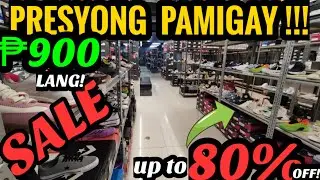 PRESYONG PAMIGAY Dito sa OUTLET STORE ng SAPATOS sa MANDALUYONG!  SALE up to 80% Off! ₱900 nalang!