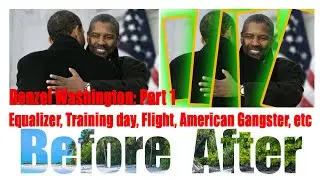 How to create a vertical panel effect in Photoshop 2020 | Famous people Denzel Washington Part 1