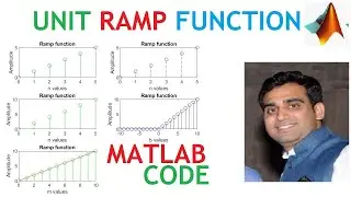 MATLAB code of Unit Ramp Function #rampfunction