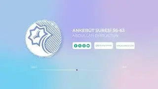 Ankebut Suresi 56-63 | Abdullah Emir ALTUN - Best Quran Recitation